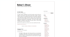 Desktop Screenshot of bebersghost.com
