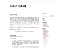 Tablet Screenshot of bebersghost.com